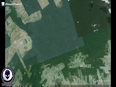 STRANGE UFO Sitting Above Amazon Rainforest On Google Earth