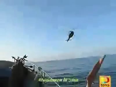 UFO DIVES UNDERWATER! RECORDED IN SPAIN