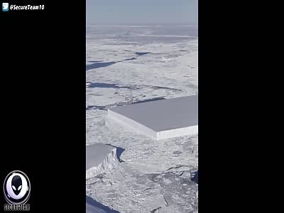 LASER CUT Iceberg In Antarctica DOESNT Look Natural
