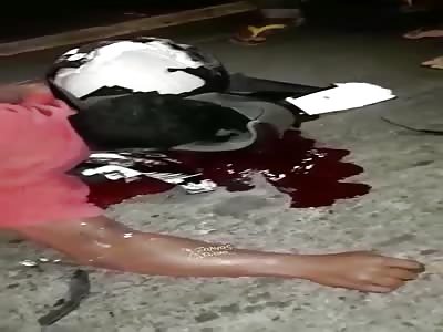 helmet didnt help much