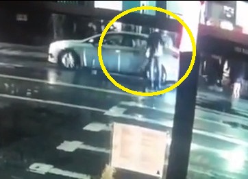 Guy Never Saw Speeding Car Coming