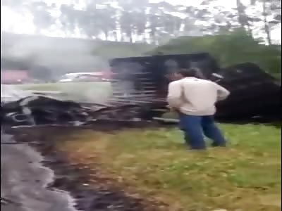 truck accident bbq