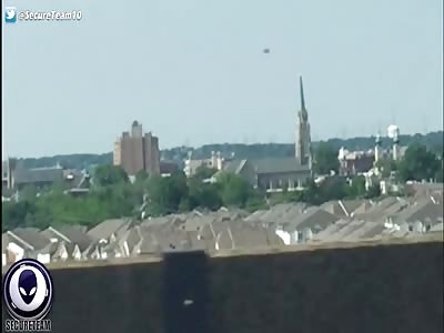 Unknown Visitors - NYC Motorists See Large Ominous Object Over City & 