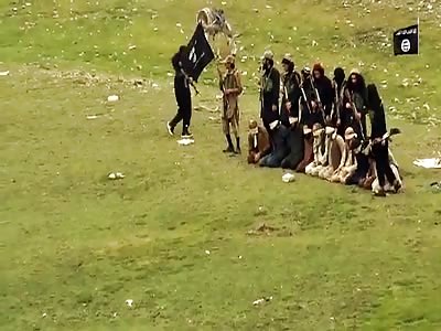 ISIS 10 Man execution with Detonating cord @3:35