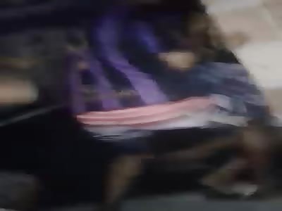 thief caught by the population