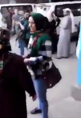 blowing off Kurdish protester by turkish army  