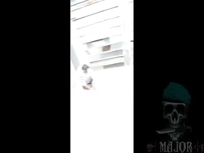 Sim thief beaten by angry mob