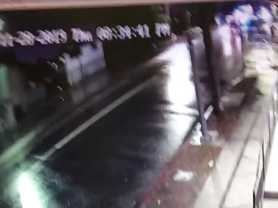 Man murdered and hit by car