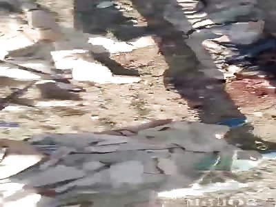 Soldiers show enimes killed in battle 2