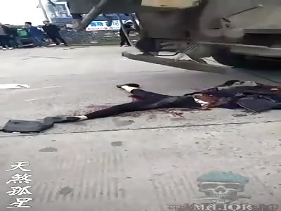 man crushed in accident