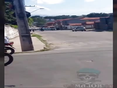 dead bandit in exchange for gunfire with police