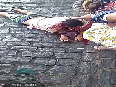 robber receiving the blessing of an evangelical to go to hell