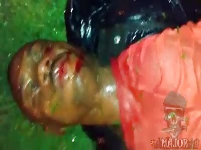 beaten motorcycle thief