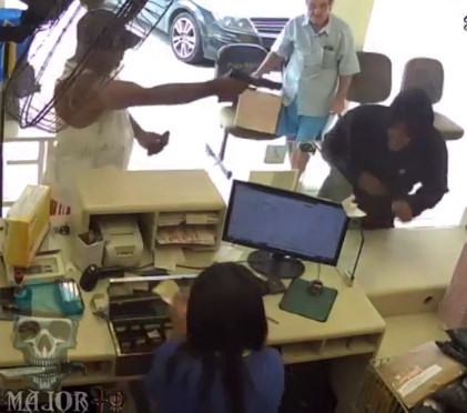 INSTANT KARMA FOR ARMED ROBBER (3 ANGLES)