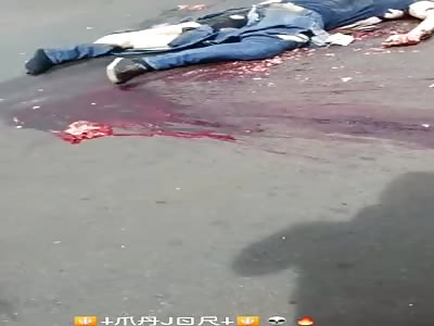 man crushed in accident