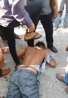 Literally Beating the Shit out of a Robber