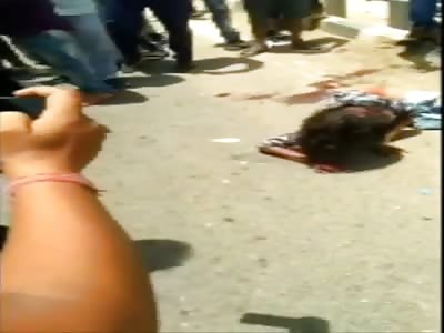 terrible accident in road with victims