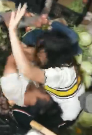 WIFE AND HER LOVER TREATED LIKE A PIÃ‘ATA