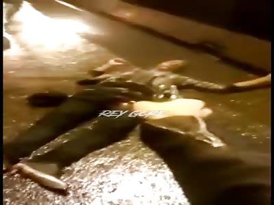 Thief shot by police.