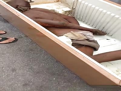 man death in the freezer