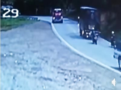 Stupid Brazil motorcyclist 