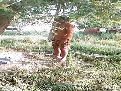 Man commits suicide in the tree