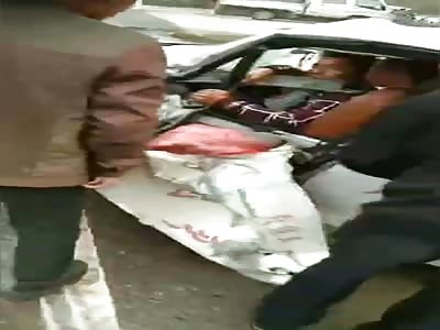 Shocking accident in street