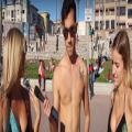 Bikini girls answer the question 'Can awkward guys get hot girls' 