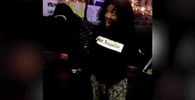 Shocking Moment Unruly Teen Stabs Restaurant Worker With Scissors!