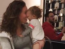 No Shame Model Gets Felt Up By An Aggressive Toddler