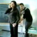 Sexy Russian teacher fondled in Classroom by One of her Students 