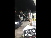 Scumbag Dude KO's Woman at Store