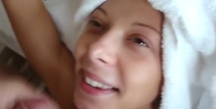 Ok, but Hurry... Sister Gives In after Shower