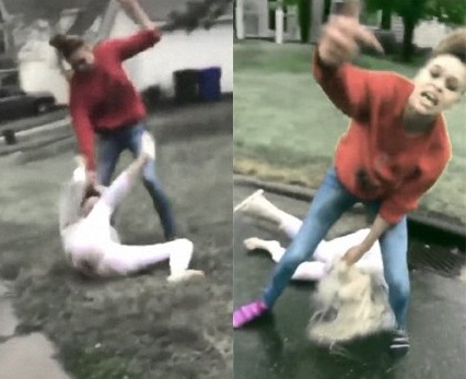 SHE WENT AFTER THE GIRL'S MOTHER