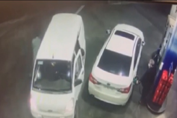 How to Repel Thieves at a Gas Station! #justice