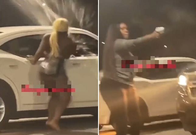 DAMN: Side Chick Empties Clip in Her Mans Girlfriend.