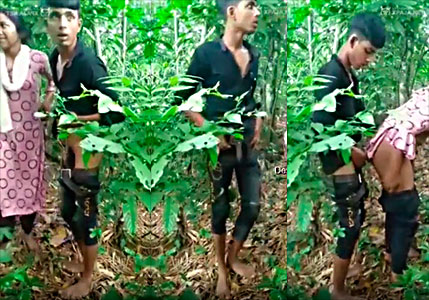 Steals the Foreman's Wife to Fuck in the Woods 