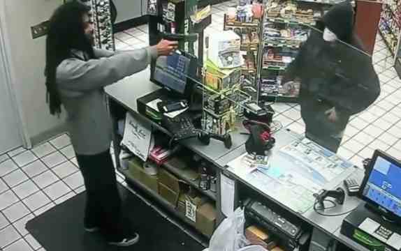 Store Employee Was Armed & Ready!