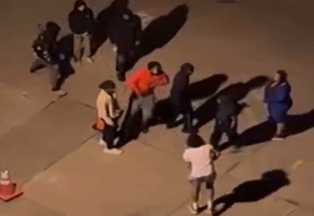 Moment a Gunman Opened Fire Last Night in Minneapolis