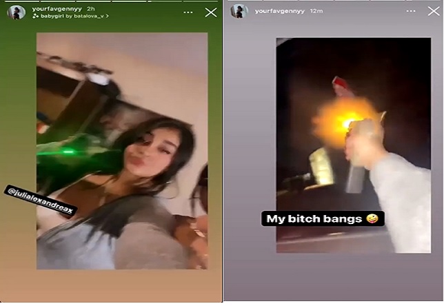 Crazy Bitch on Live Shoots Her Own Neighborhood Up.