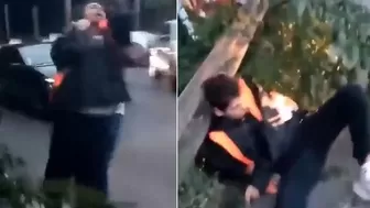 Echo-Terrorists Blocking Roads in France Get Taught a Lesson in GTFO Here with that Dumb Sh*t