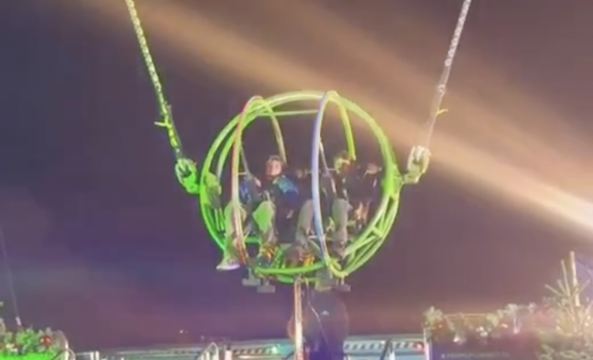 Another Carnival Disaster Caught on Tape... Slingshot Ride