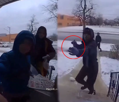 Woman and her Little Son Robbed at Their Own Home by Chicago Thugs