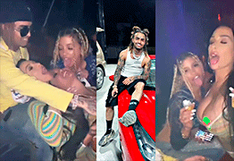 Leaked porn video of rapper Lil Pump with several whores 