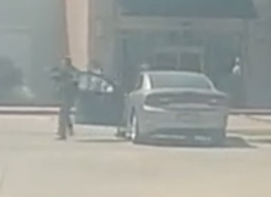 Moment Texas Mass Shooter Starts Shooting Rampage