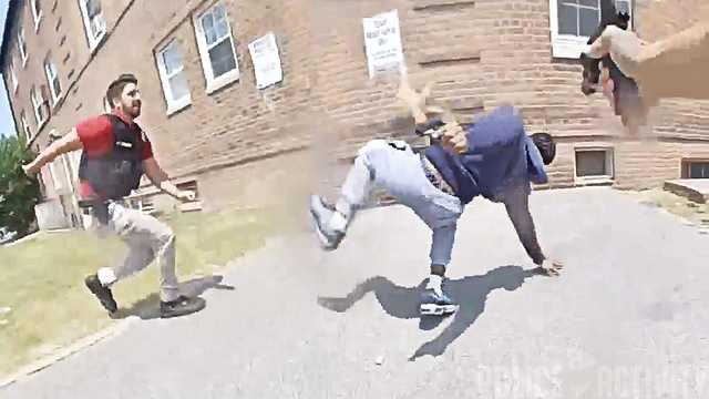 Cops Shoots Thief with a Gun...