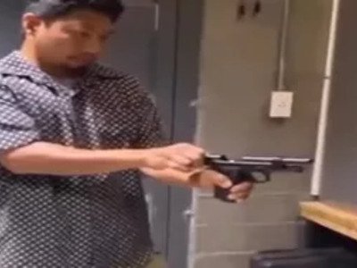 Terrified Man vs. Semi-Automatic Pistol Malfunction.