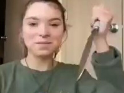 There Was a Time when Girls Knew How to Use Kitchen Knifes.