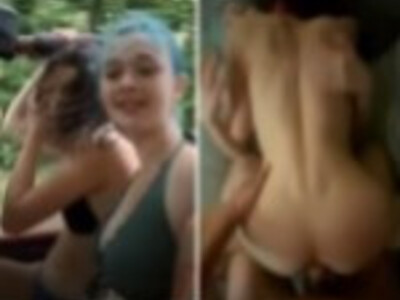 College sluts try threesome