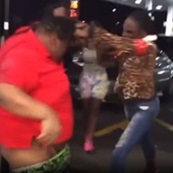 WILD: Morbidly Obese w/ Pants Falling Down Fights Gay